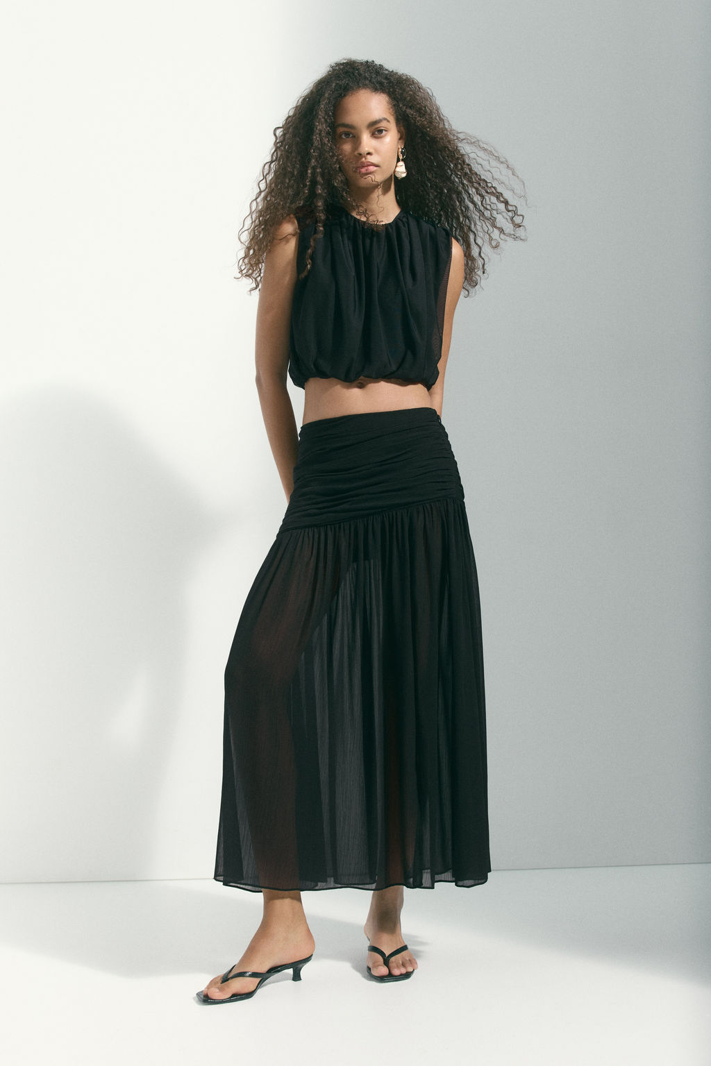 Maxifalda transparente - H&m фото 6