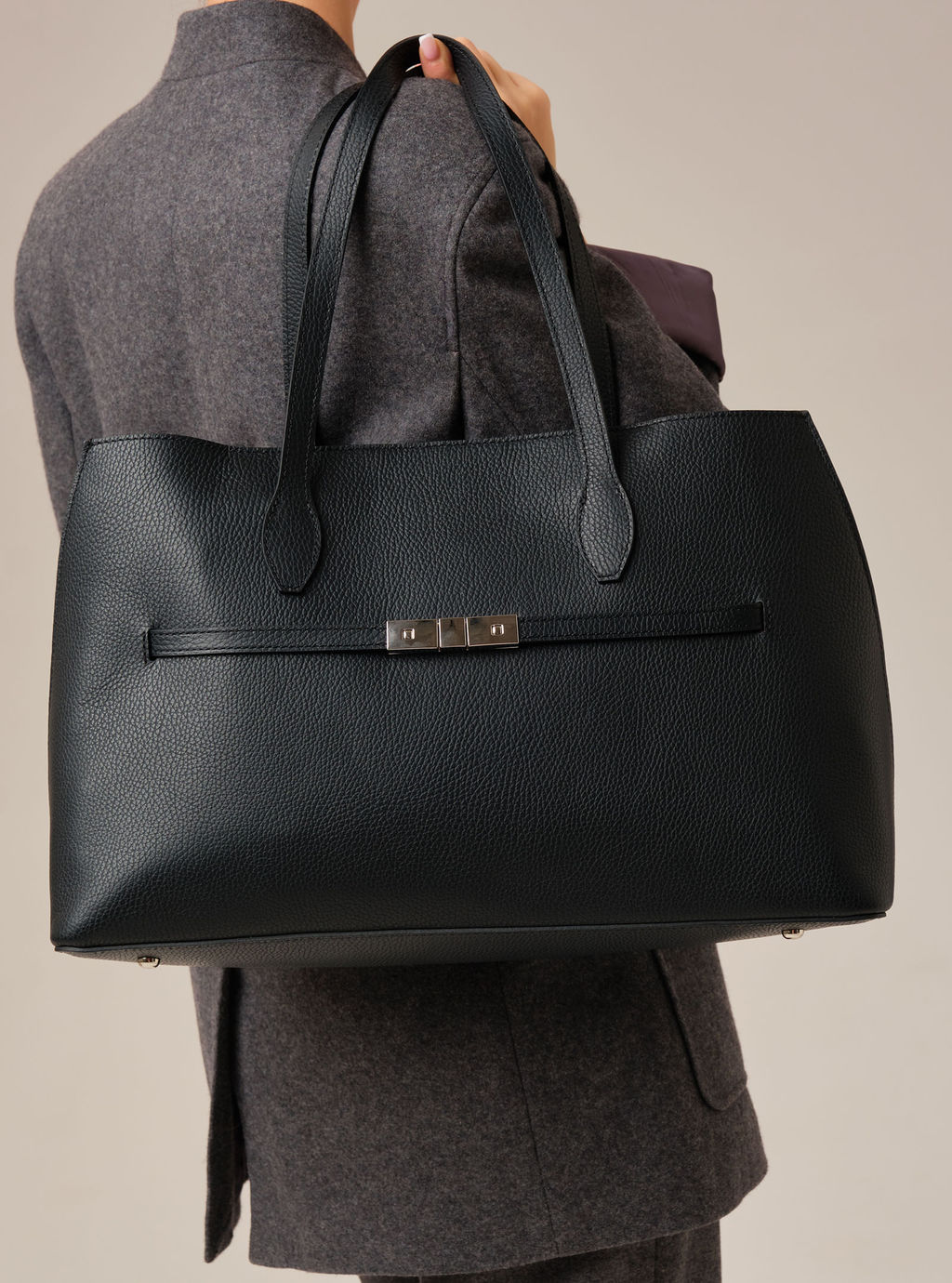 Кожаная сумка Bossy DBR 31382 черный  фото 4