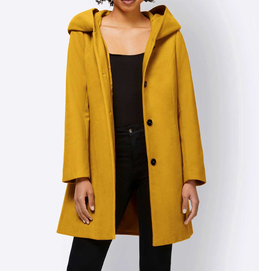 Пальто, охра-желтое - Linea tesini фото 3