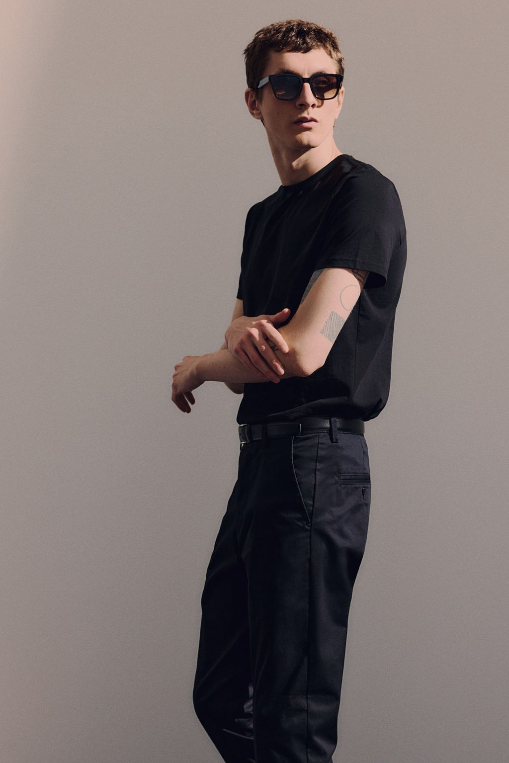 Pantalon de algodon Slim Fit - H&m фото 5