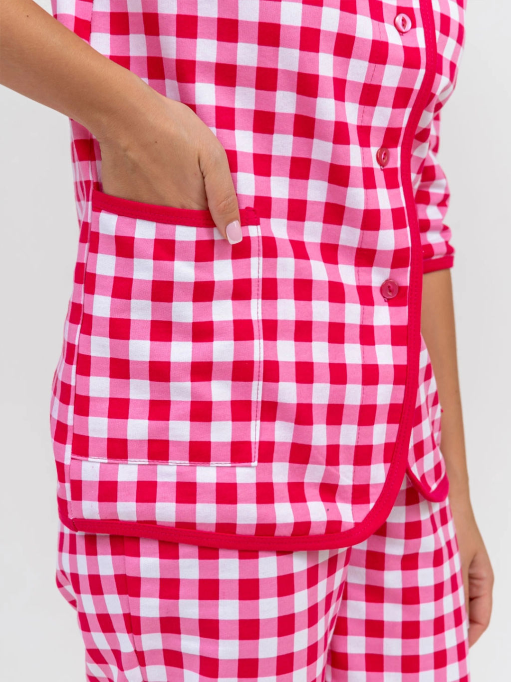 Костюм женский, цвет белый розовый