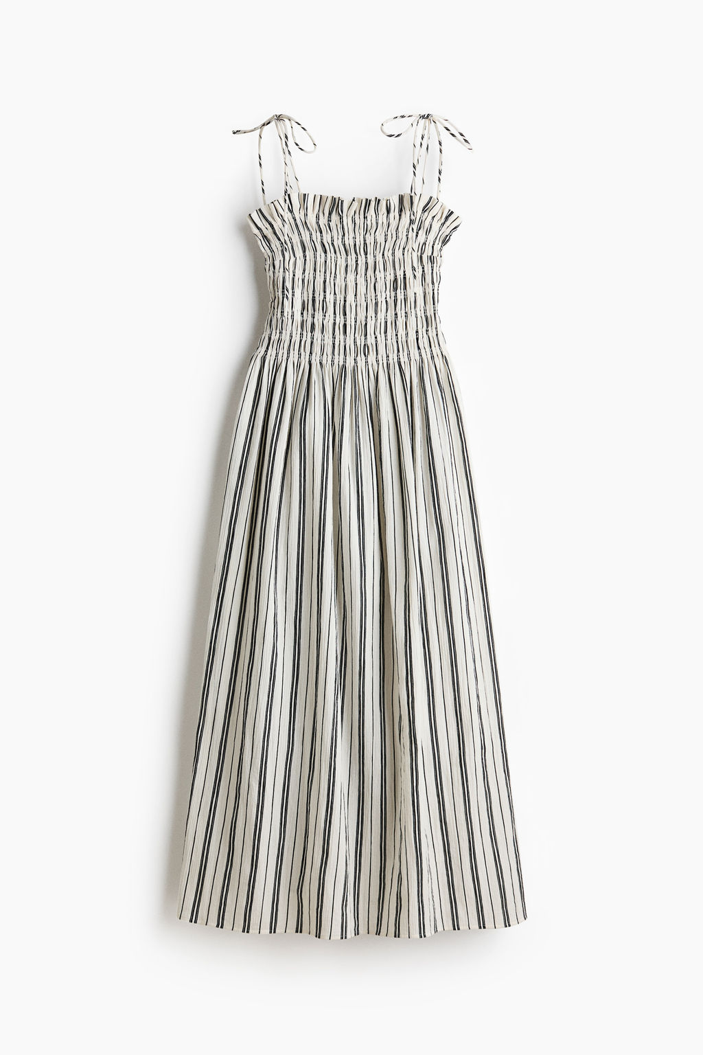 Vestido de tirantes con cuerpo nido de abeja - H&m фото 2