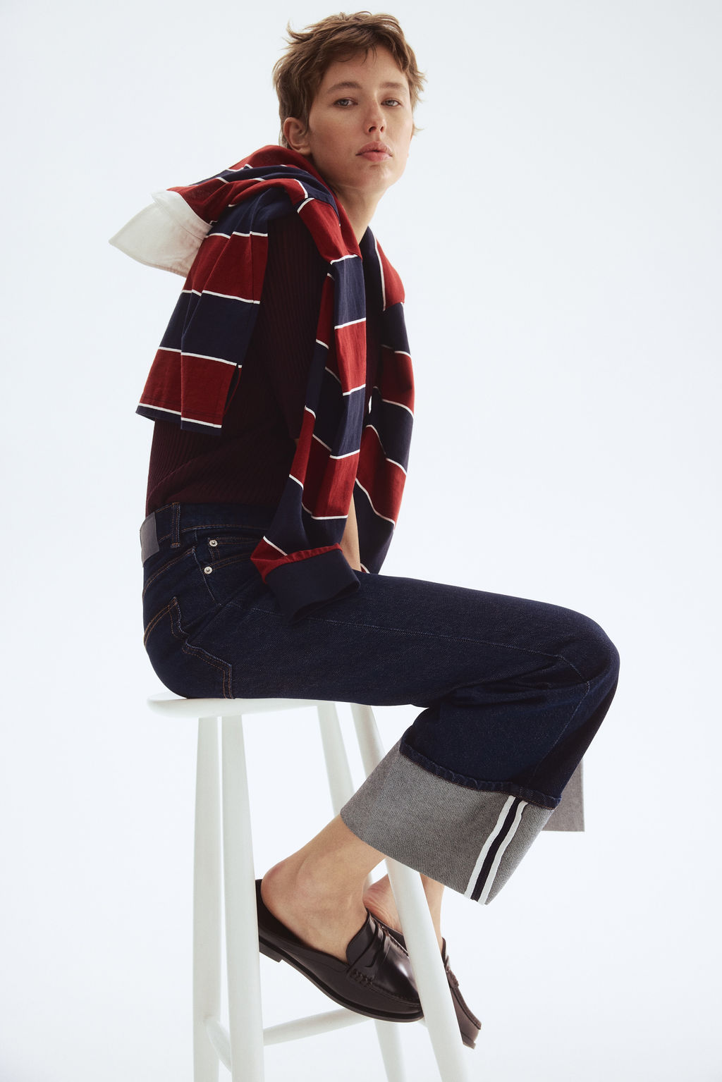 Wide High Ankle Jeans - H&m фото 9