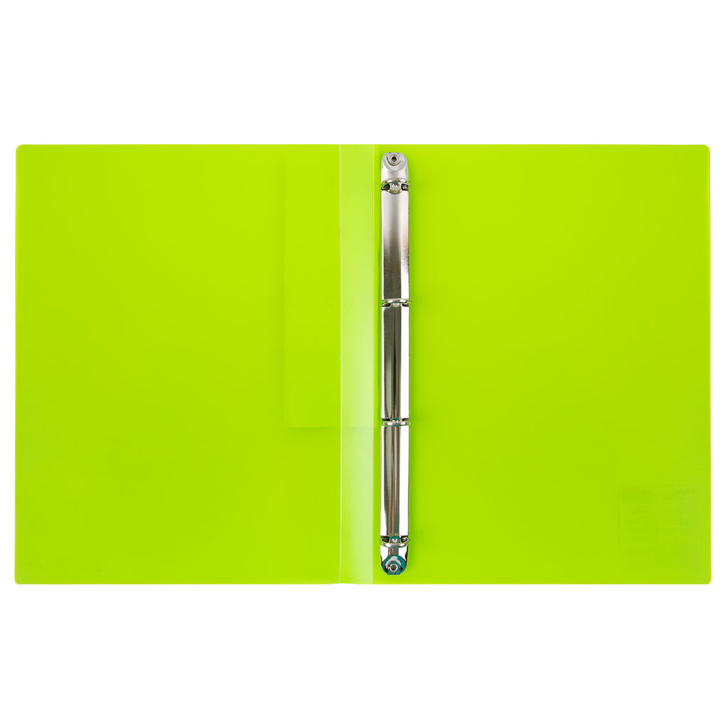 Expert Complete PRISMA NEON Папка на 4 О-кольцах A4 700 мкм 25 мм эффект 3D 4 шт. d - 17 мм лайм EC211400021