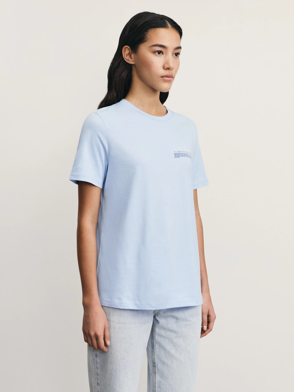 Базовая футболка с вышивкой / Zarina  фото 5