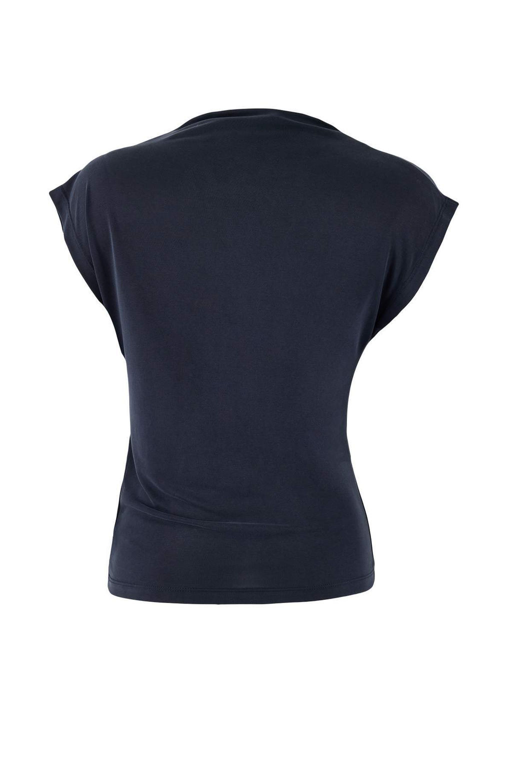 Antrasit Fitted/Vucuda Oturan Dik Yaka Kolsuz Kusakl? Modall? Orme Bluz TWOSS26BZ00179