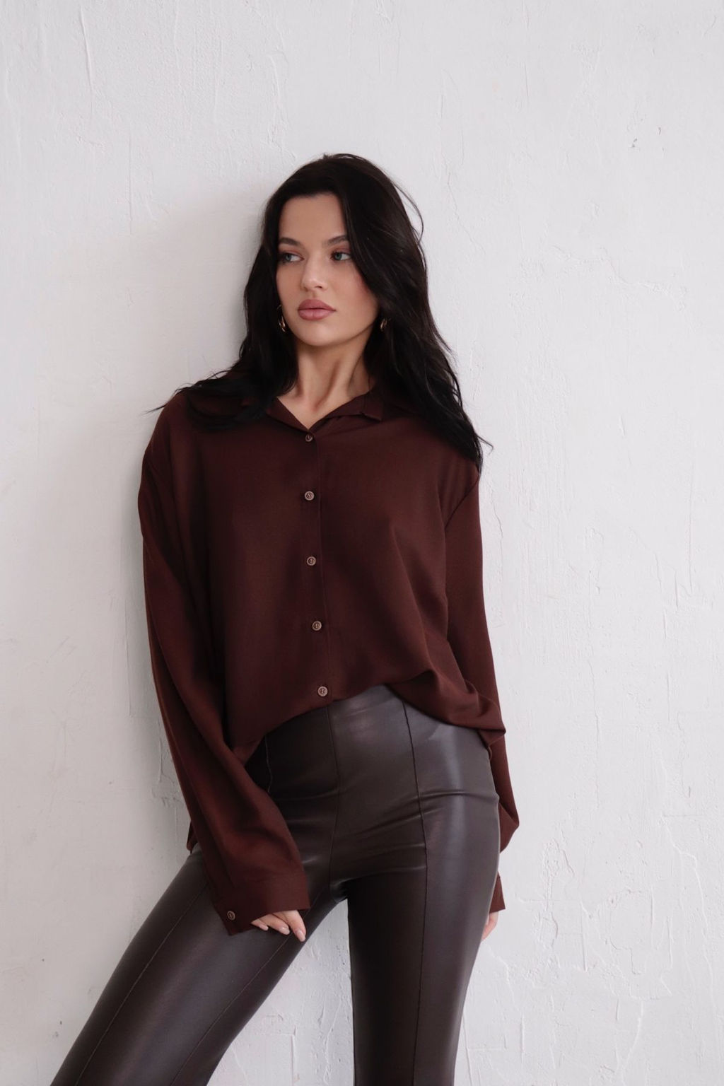 11182 Рубашка коричневая - Martichelli фото 11