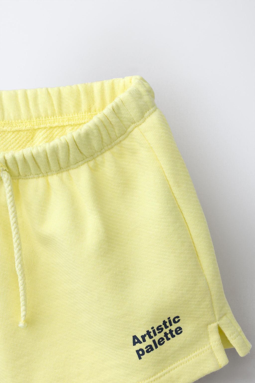CONJUNTO SUDADERA Y BERMUDA TEXTO / Amarillo - Zara фото 7