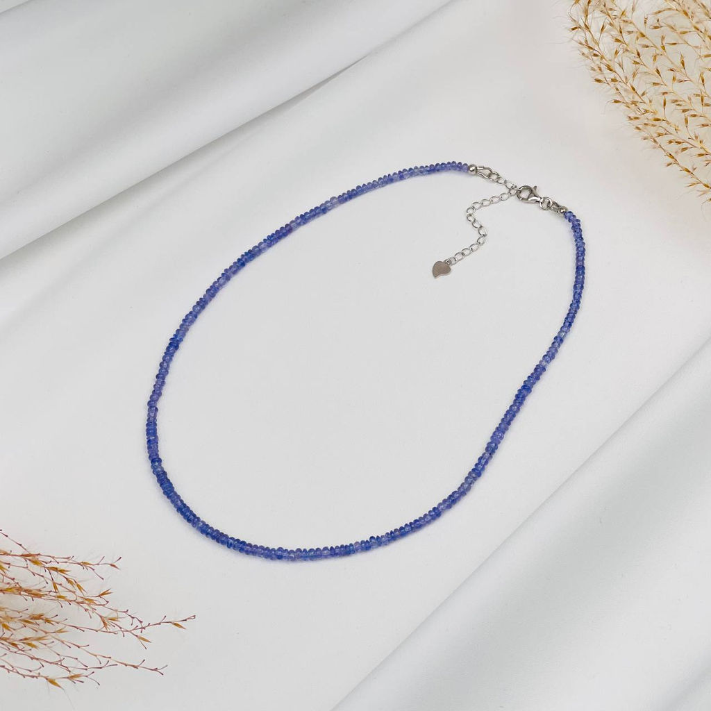 Колье из Танзанита 42 см +