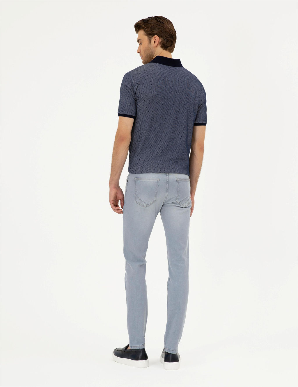 A__k Gri Slim Fit Jean Pantolon - Pierre cardin фото 4