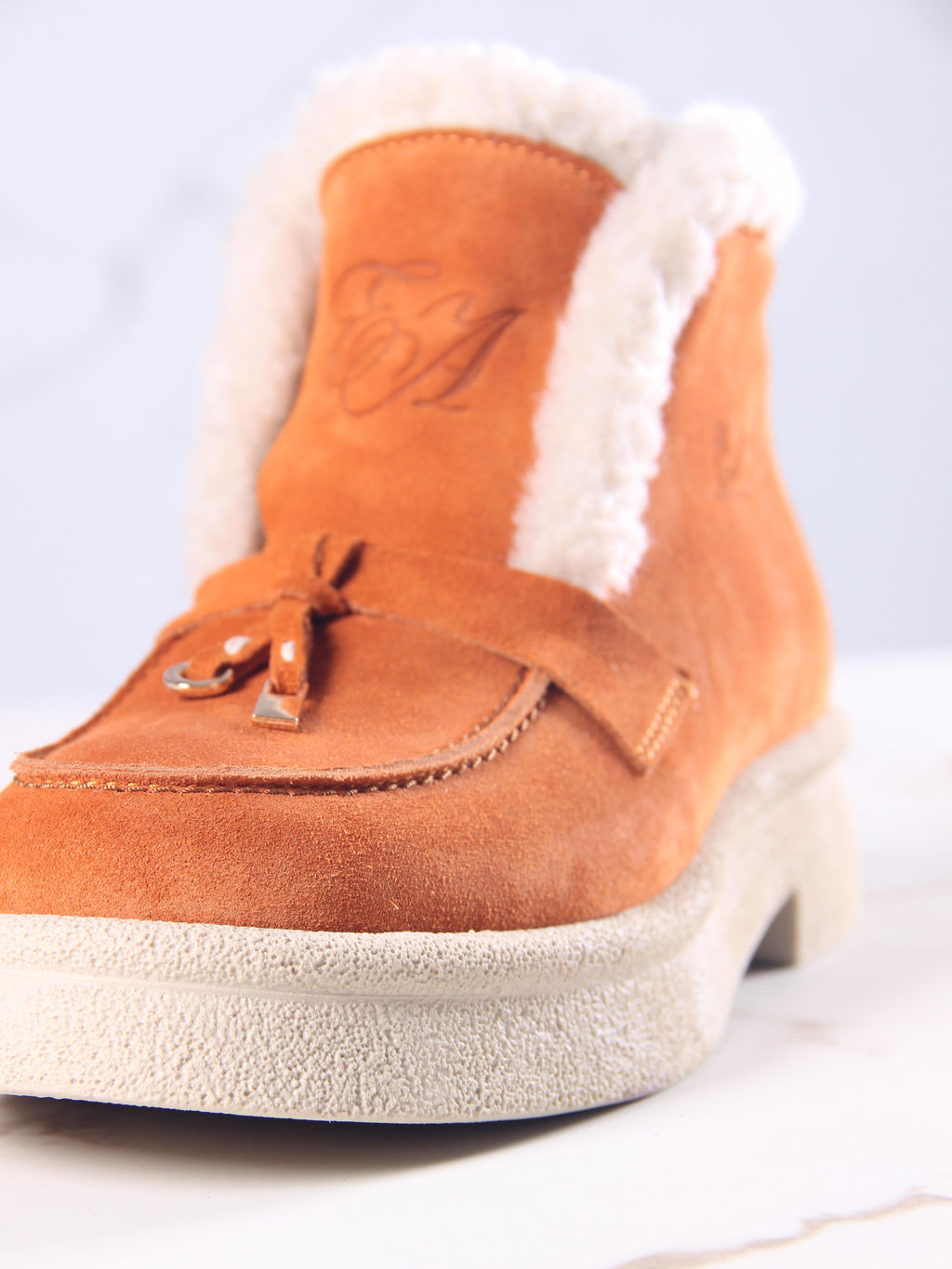 Ботинки EDART 307.florida be.мандарин замша/шерсть - Ed'art фото 17