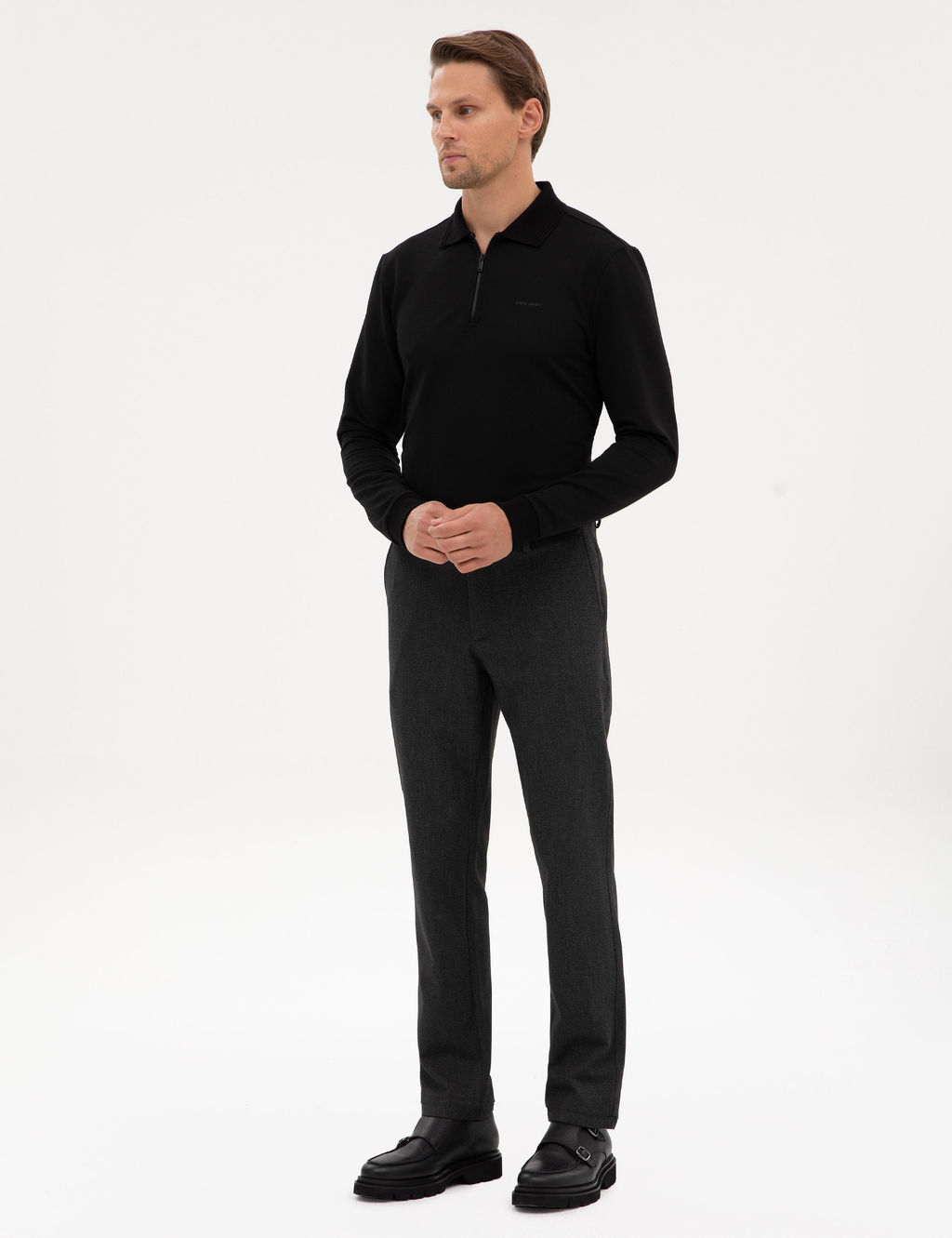 Antrasit Slim Fit Kuma_ Pantolon - Pierre cardin фото 9