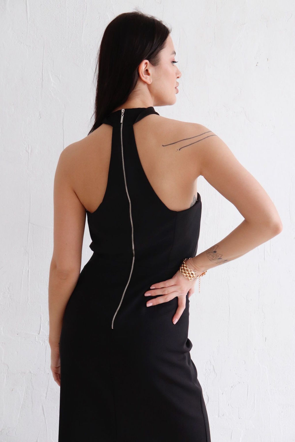 11736 Платье открытое чёрное - Martichelli фото 5