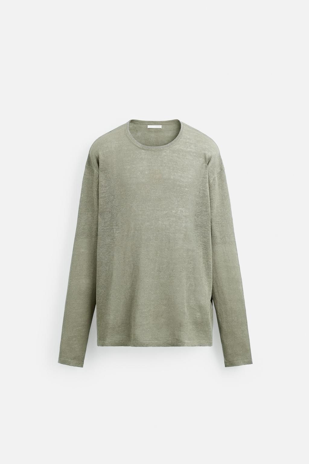 100% LINEN SWEATER - Zara фото 15