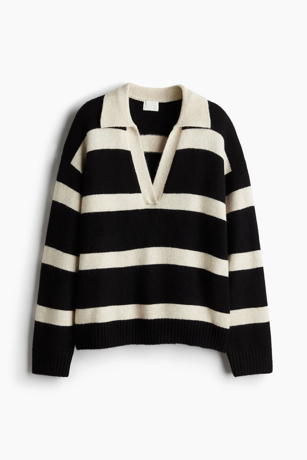 Jersey de punto fino con cuello - H&m фото 8