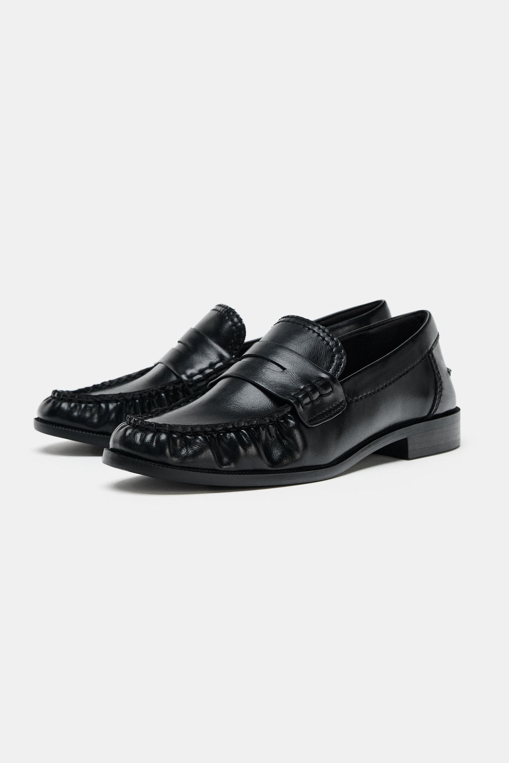 GATHERED FLAT LOAFERS - Zara фото 4