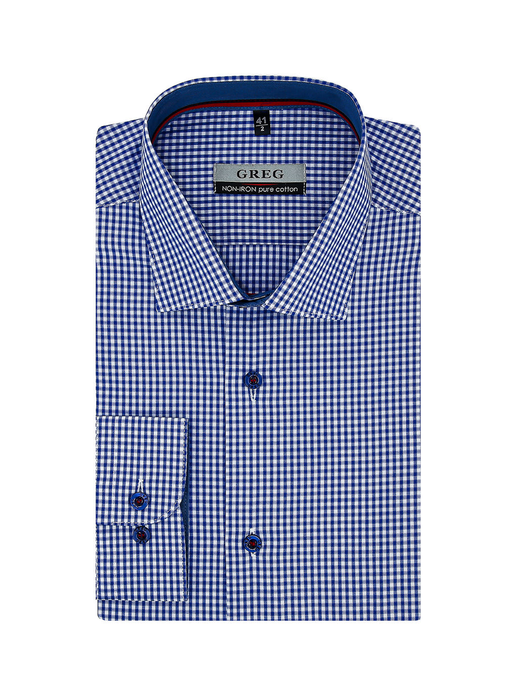 Сорочка мужская длинный рукав GREG 215/131/6737/Z/1p  фото 3