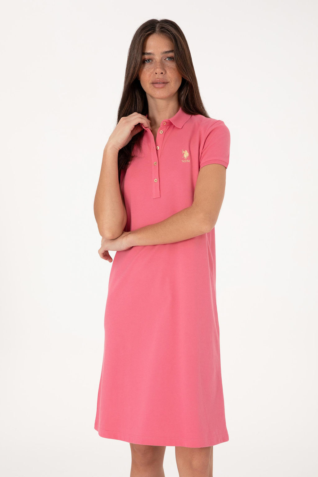 Kad_n Pembe _rme Elbise