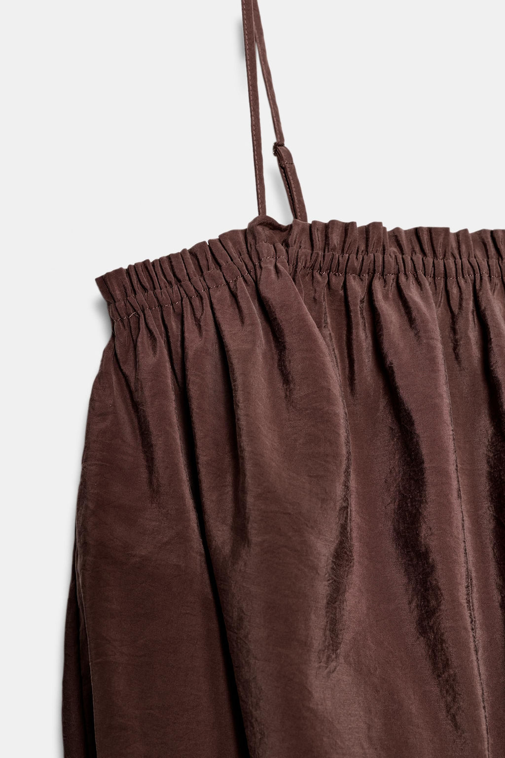 TOP TIRANTES GLOBO / Marr?n - Zara фото 8