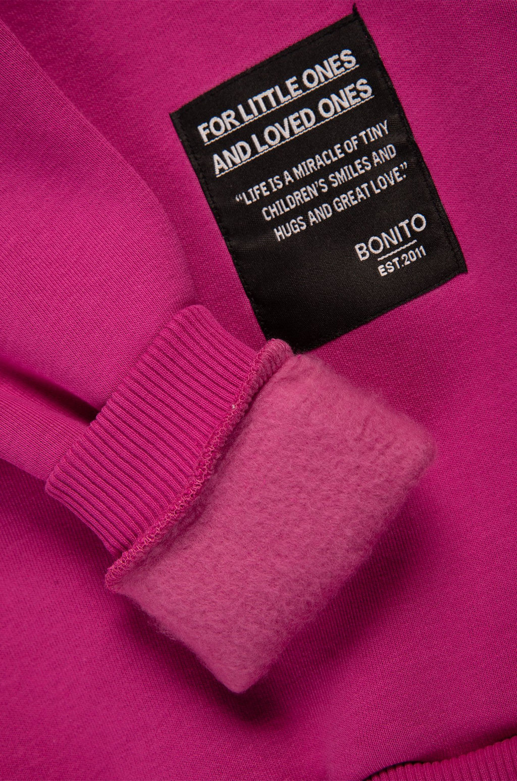 Теплый костюм для девочки из футера с начесом Bonito  фото 8