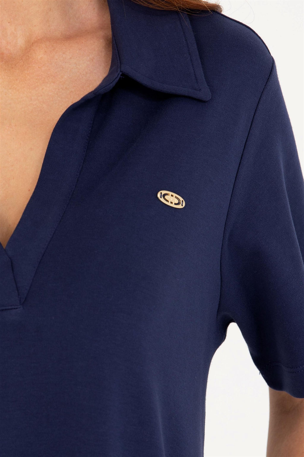 Женское темно-синее трикотажное платье Неожиданная скидка в корзине - U.s. polo assn фото 7