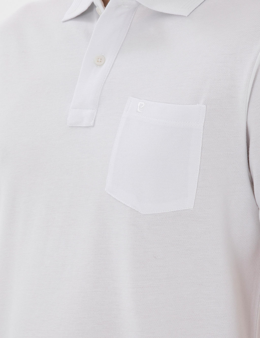 Beyaz Regular Fit K_vr_lmaz Polo Yaka Basic Ti__rt - Pierre cardin фото 7