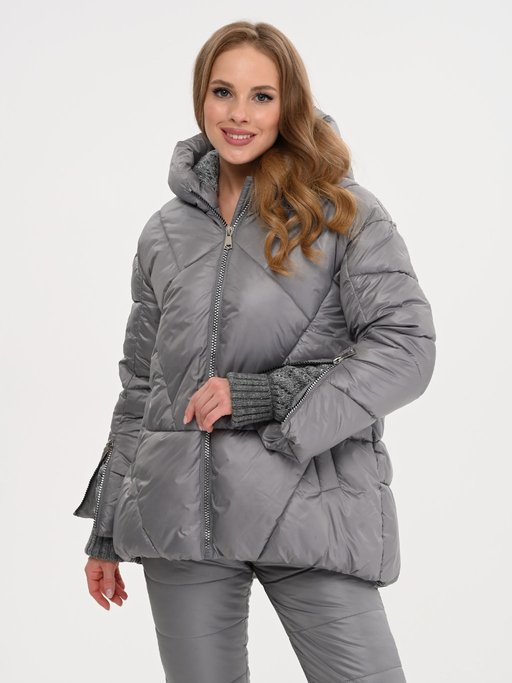 КУРТКА М-544 СЕРЫЙ - А+б коллекция фото 10