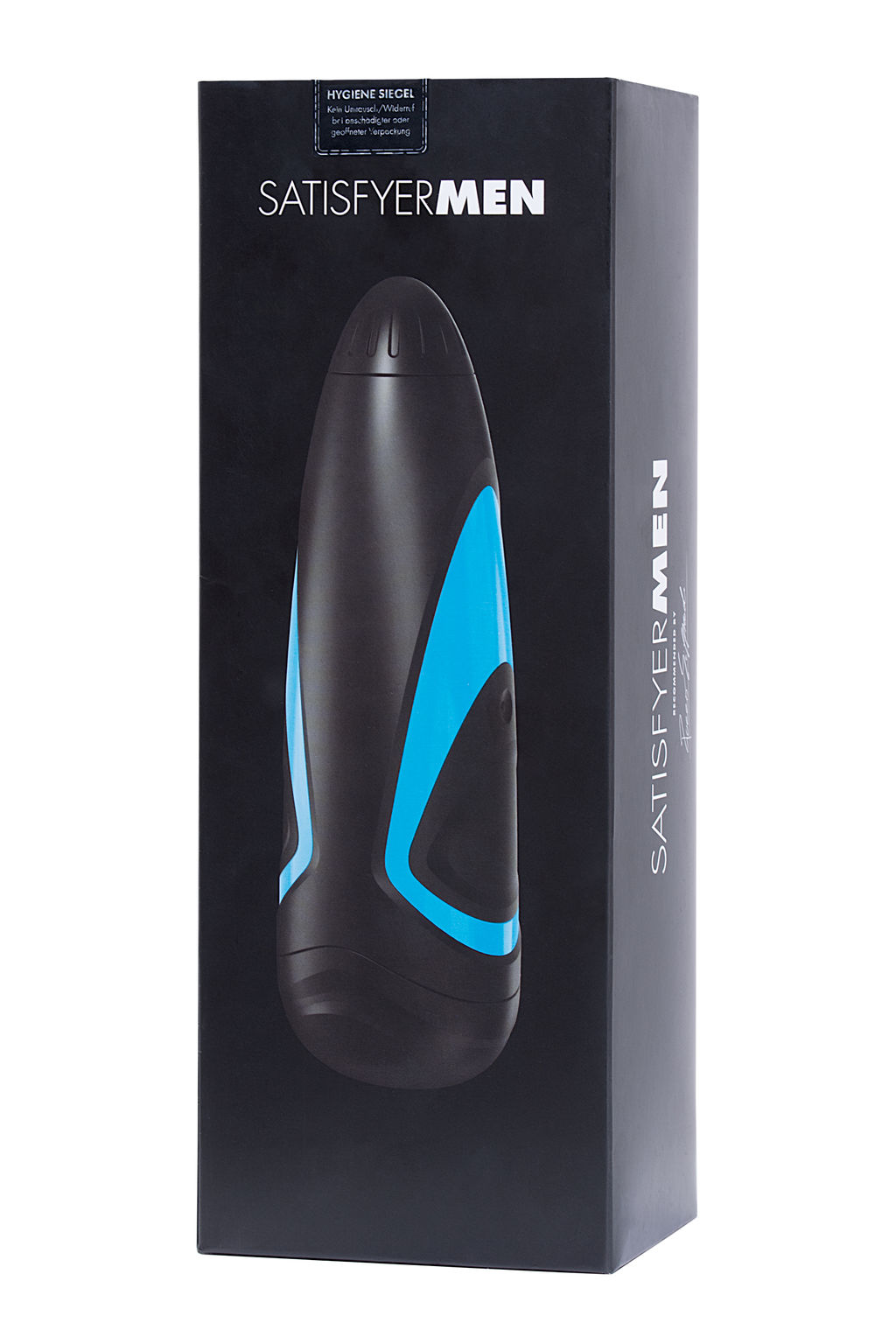 Мастурбатор нереалистичный Satisfyer Men, силикон, чёрный, 25,5 см