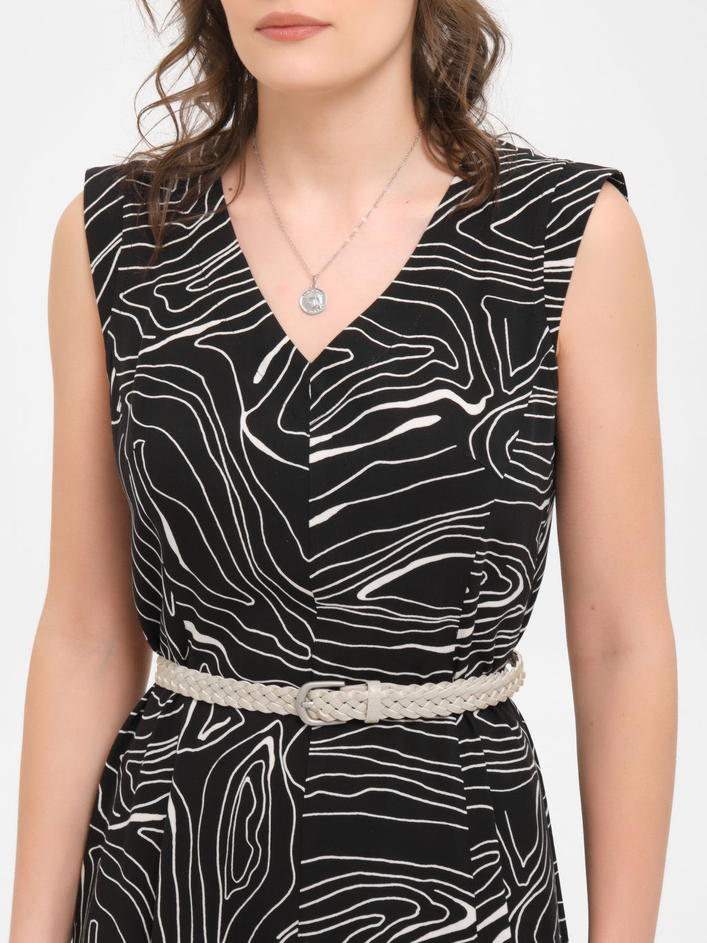 Платье с принтом - Stilla фото 6