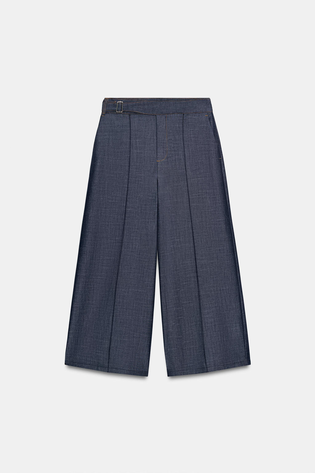 PANTAL?N CULOTTE TRABILLA / Azul / ?ndigo - Zara фото 6