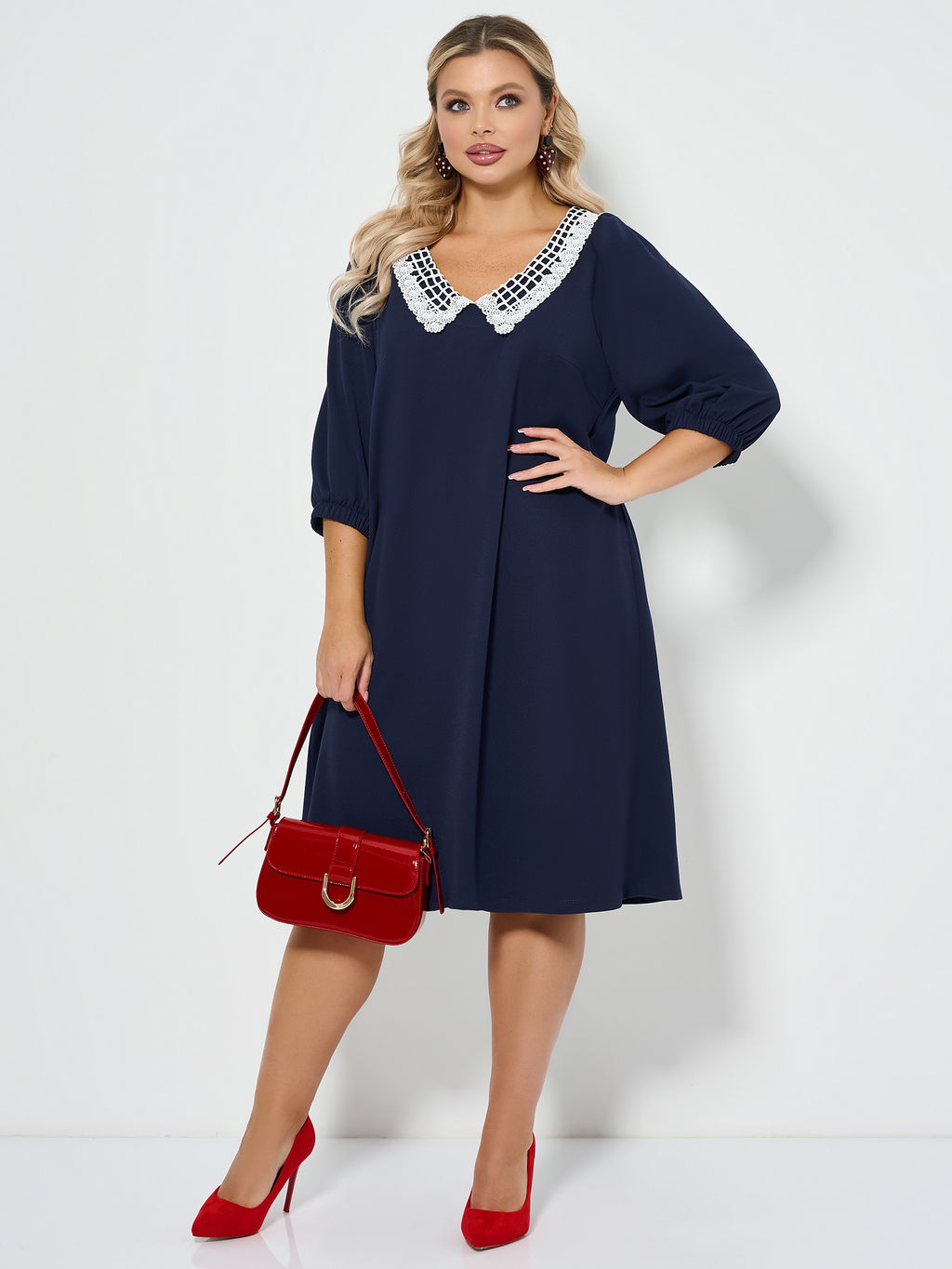 Платье 0218-2 чёрный кварц - Dora фото 108