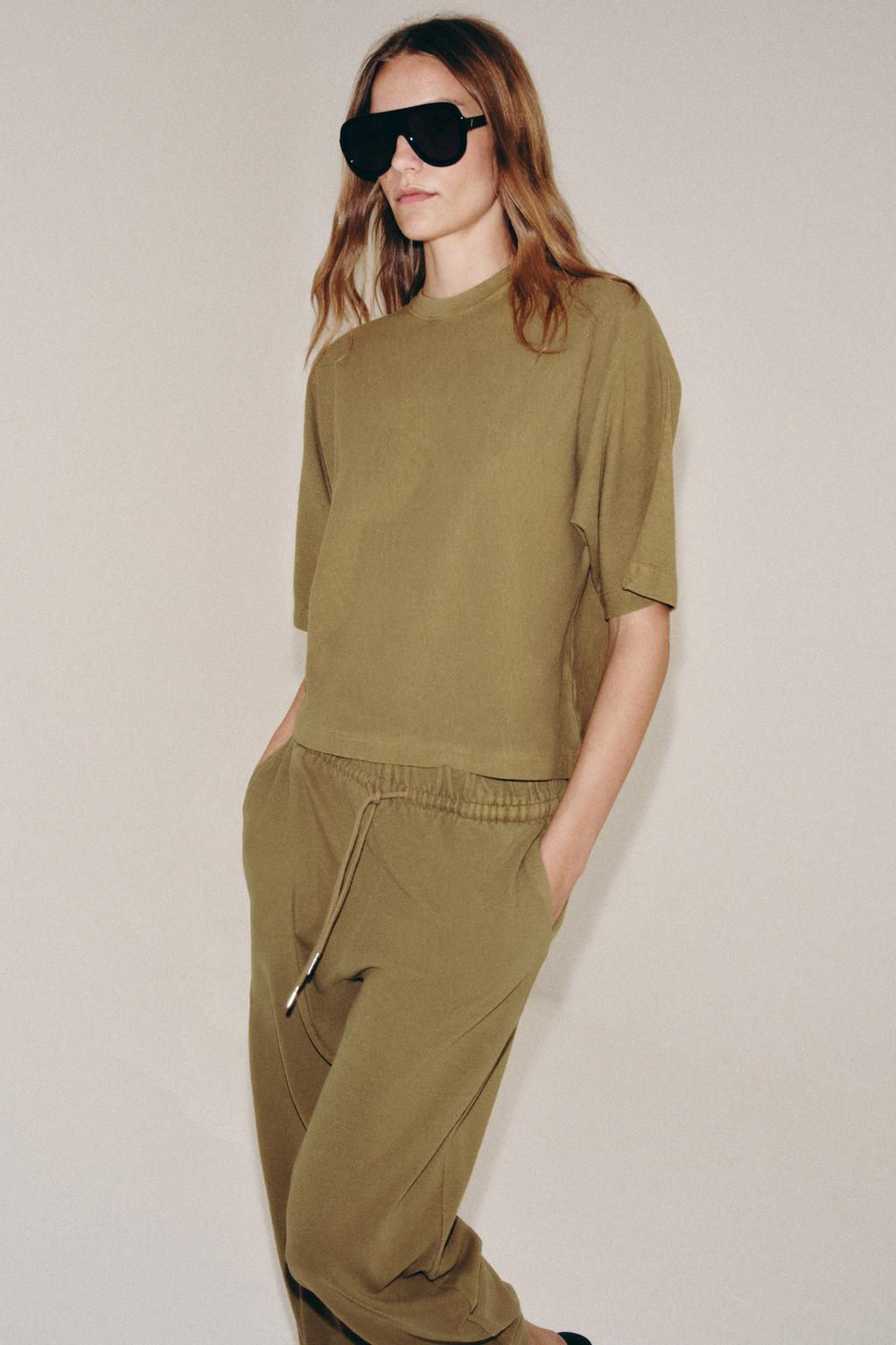 WASHED EFFECT TROUSERS - Zara фото 4