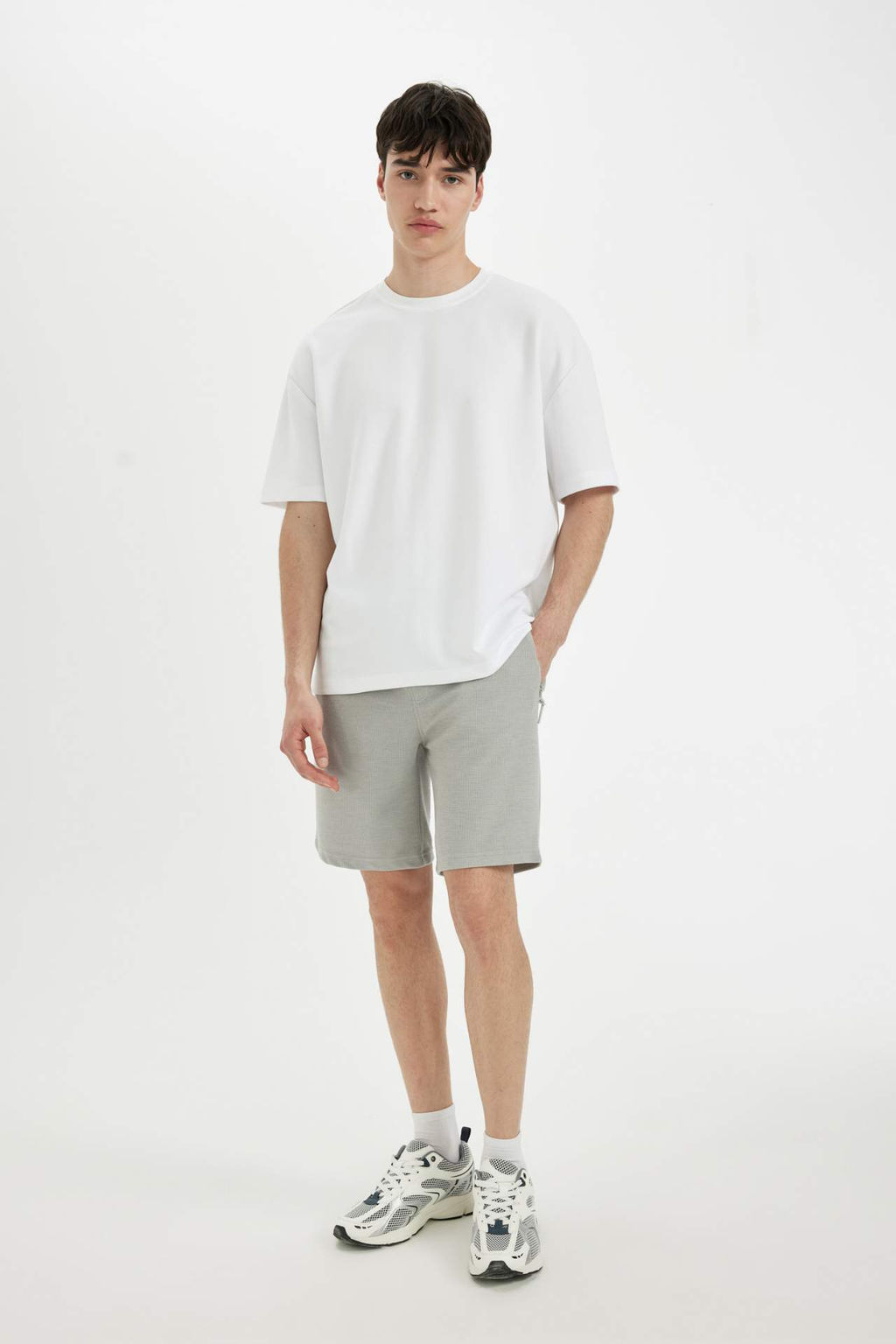 Regular Fit Duz Paca Cepli Basic Duz Sort - Defacto фото 2