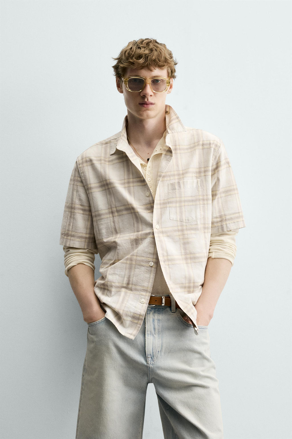CAMISA REGULAR FIT CUADROS / Arena - Zara фото 2