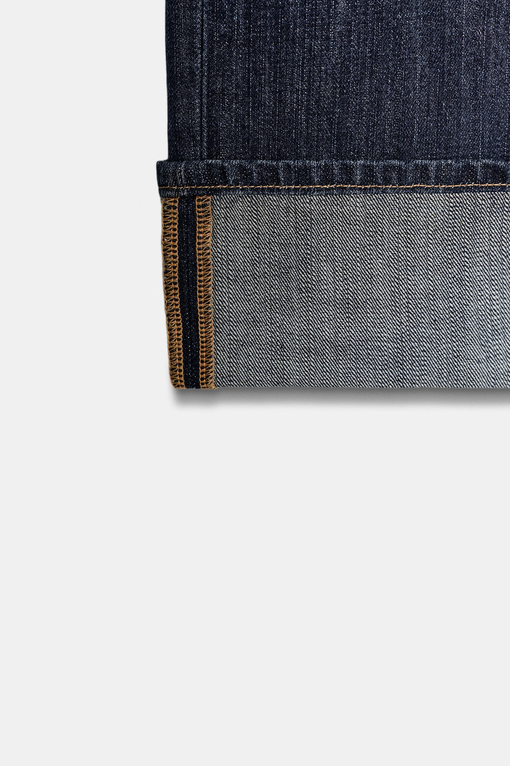 JEANS TRF RECTOS FOLD UP TIRO MEDIO / ?ndigo oscuro - Zara фото 9