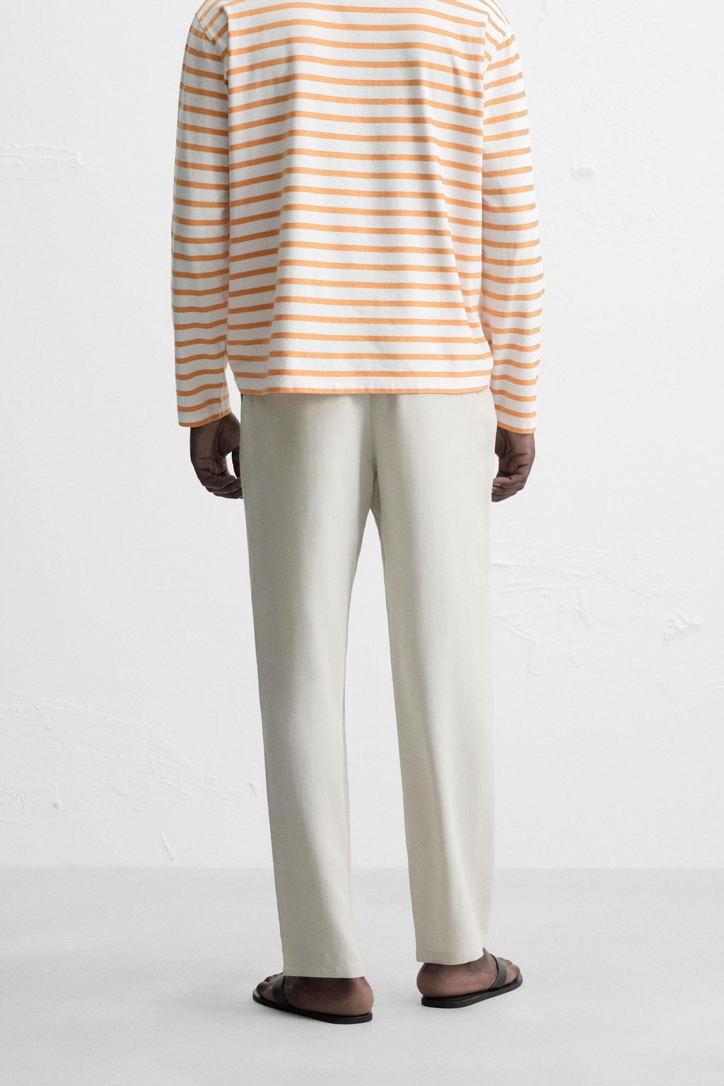 RELAXED FIT FLOWING TROUSERS - Zara фото 3