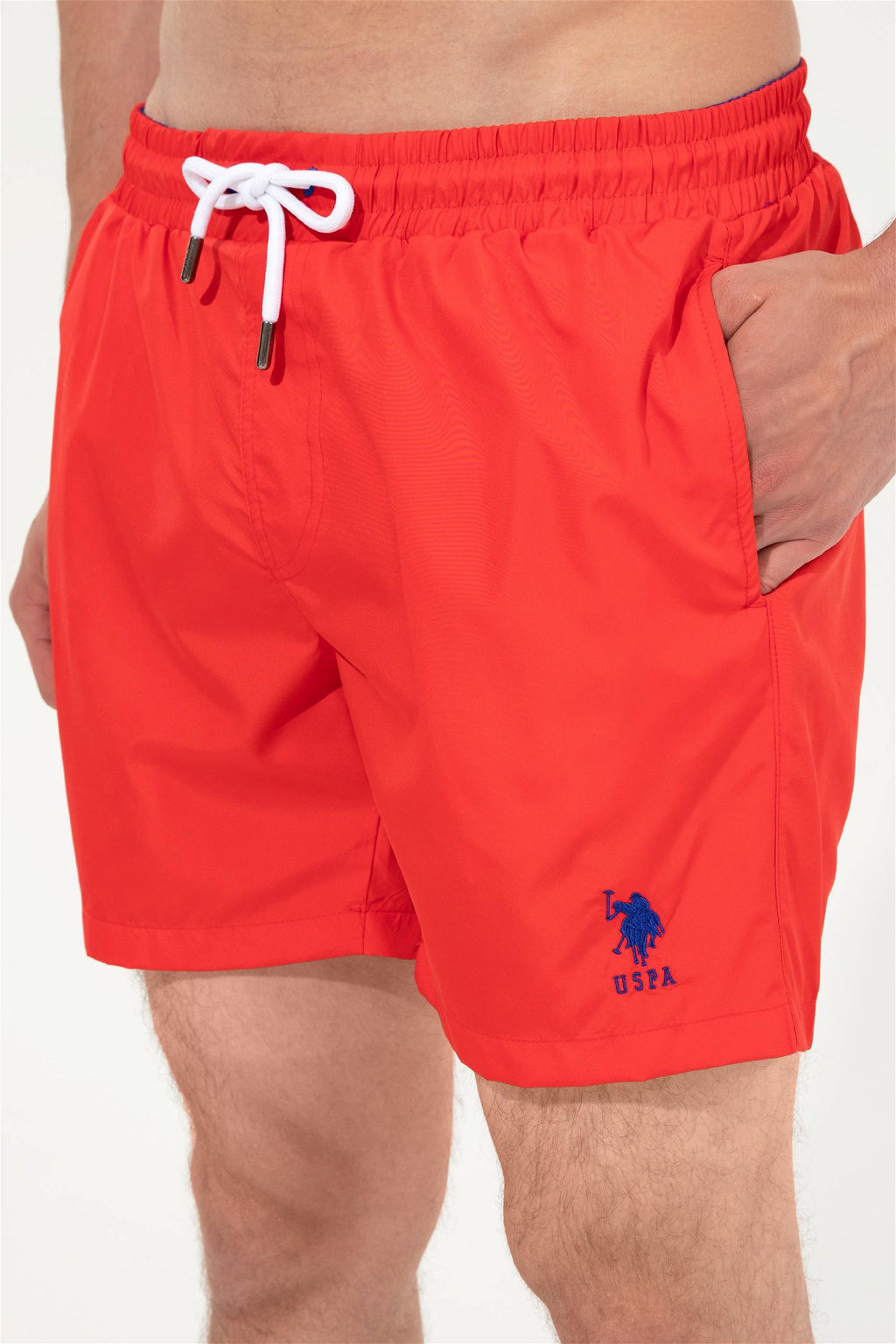 U. S. Polo Assn Мужские красные шорты для плавания - U.s. polo assn фото 9