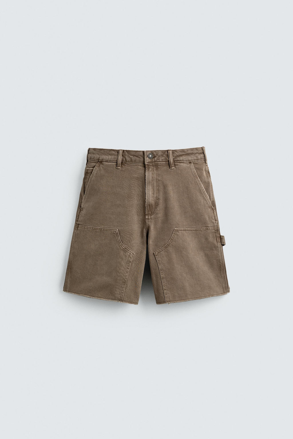 BERMUDA RELAXED FIT BOLSILLO CARPINTERO / Negro - Zara фото 7