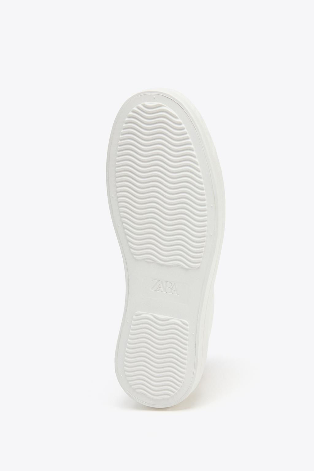 SNEAKERS WITH TOPSTITCH DETAIL - Zara фото 6