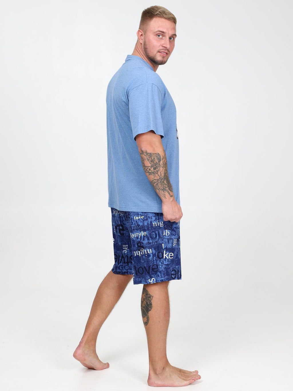 IV-CAPRIZ Чартер - пижама мужская с шортами  фото 14