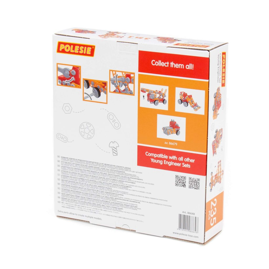 Конструктор Изобретатель (235 элементов) (в коробке) - Полесье фото 8