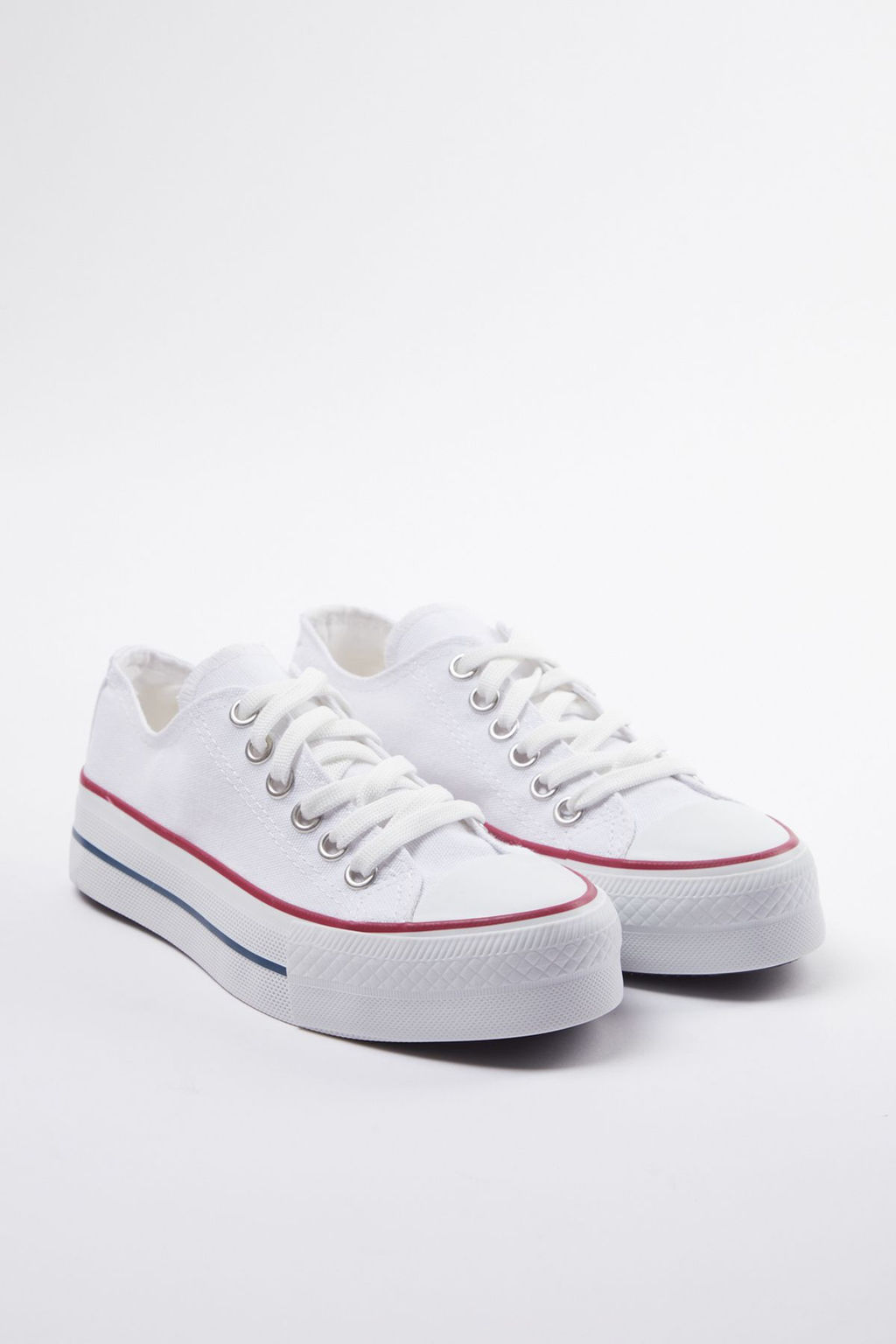 Trendyol Shoes Beyaz Bagc?kl? Yuksek Taban Kad?n Spor Ayakkab? TAKAW25SN00001 - Trendyolmilla фото 18