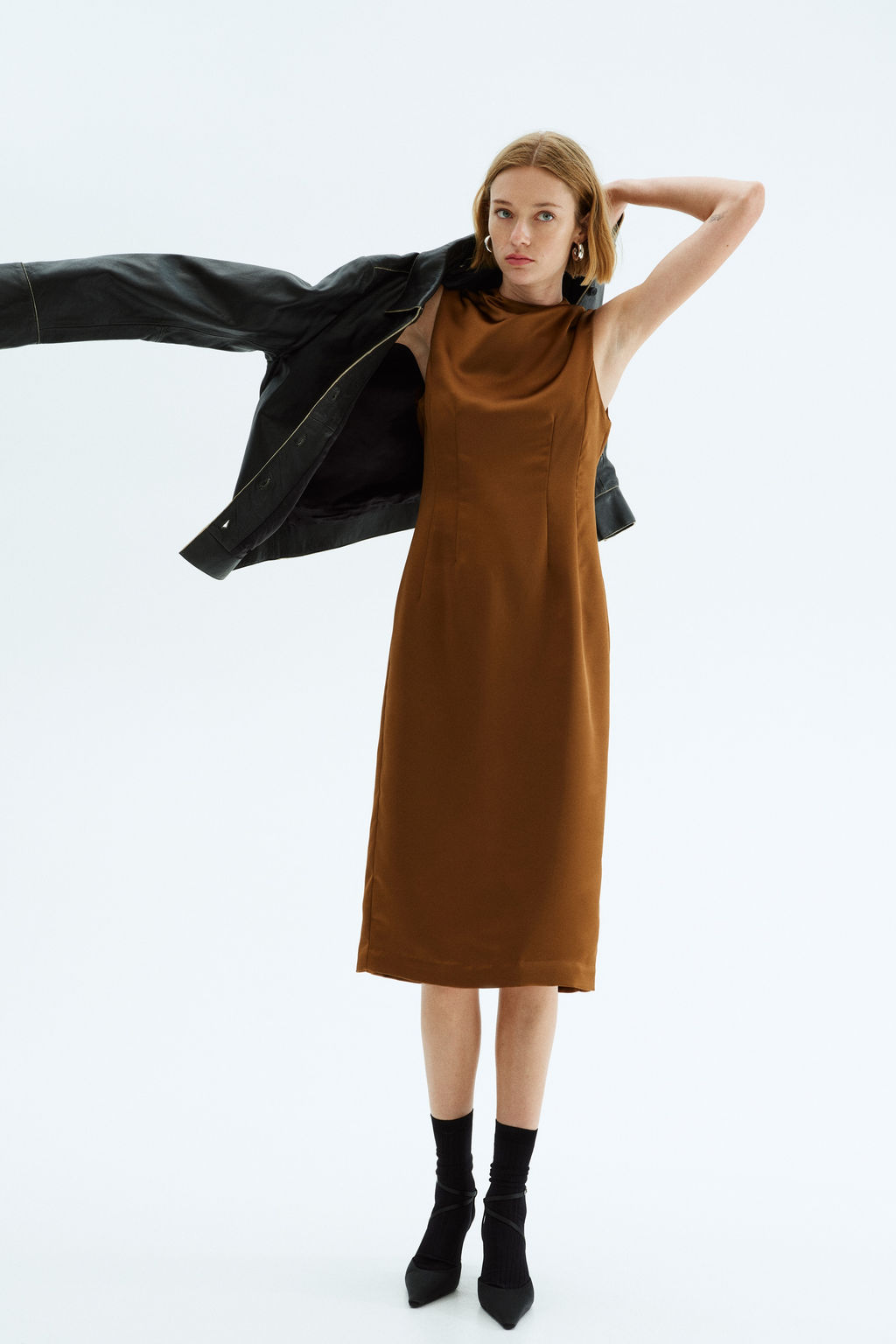 Vestido midi ajustado - H&m фото 2
