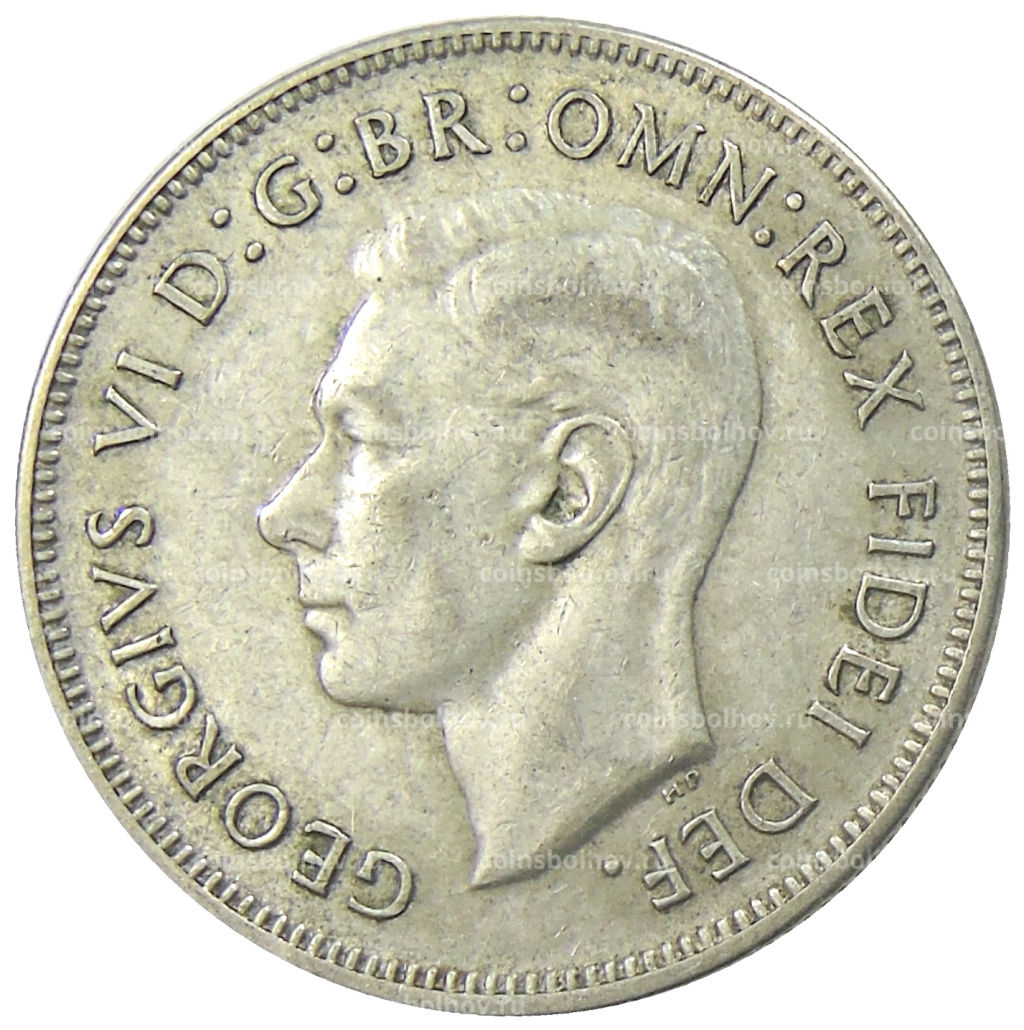 1 флорин (2 шиллинга) 1951 года Австралия 50 лет Федерации