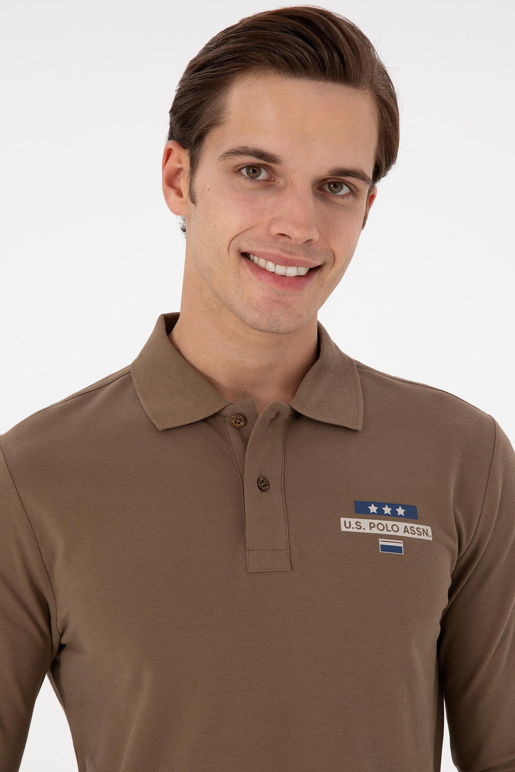 Мужской свитшот цвета хаки Неожиданная скидка в корзине - U.s. polo assn фото 2