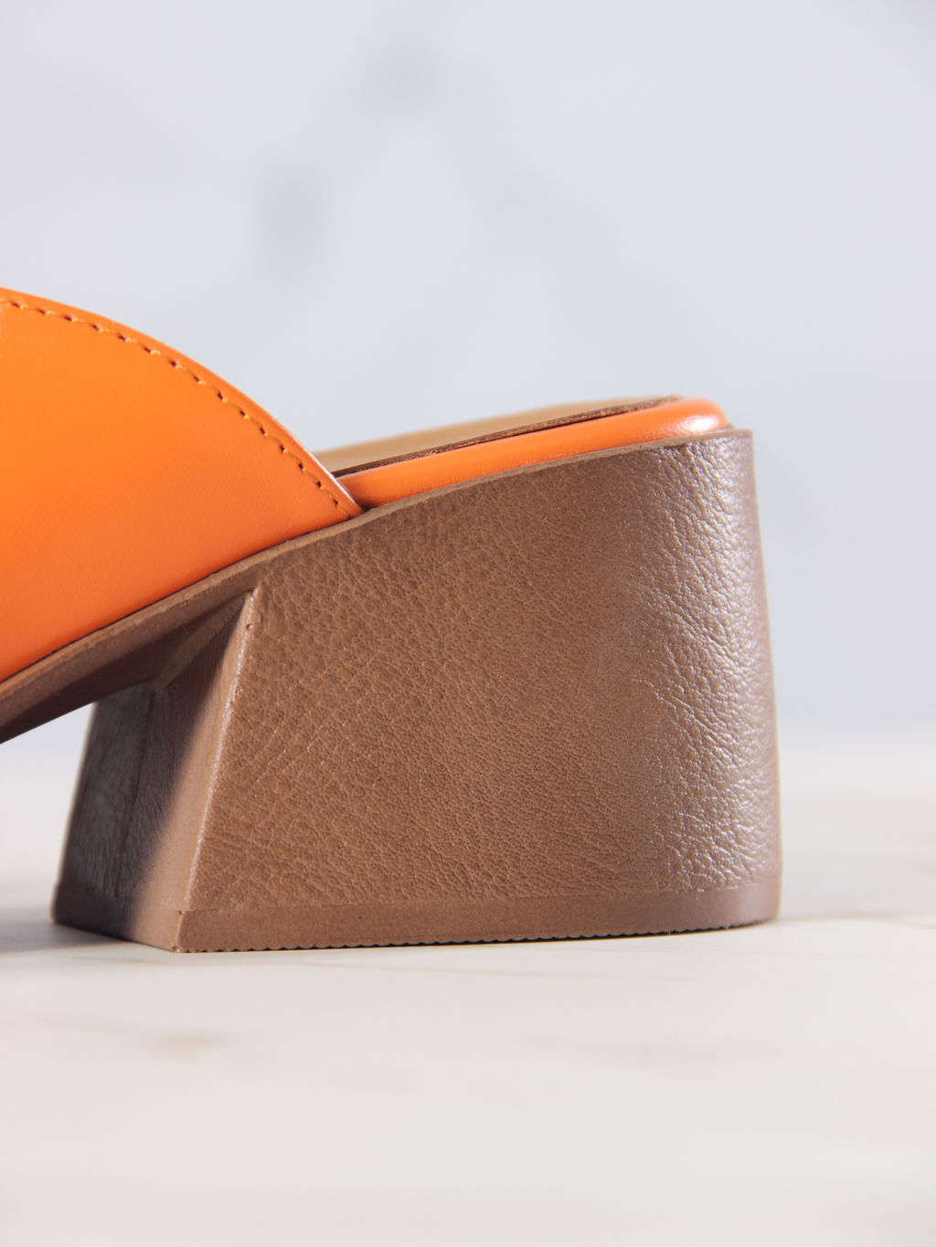 Сабо 5132.23663br.Оранжевый+коричневый