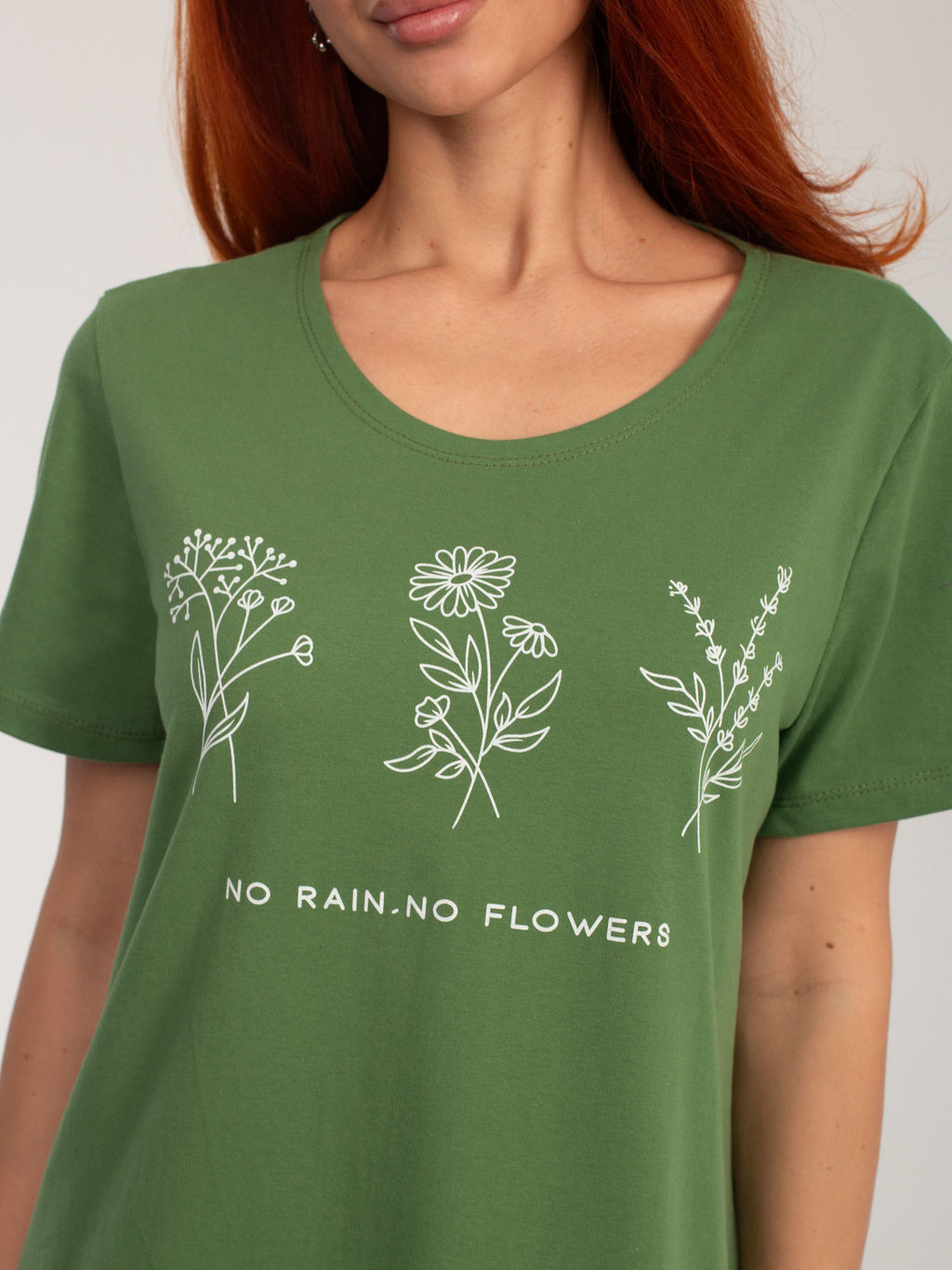 Платье женское кулирка "АСТРА" ЗЕЛЕНЬ