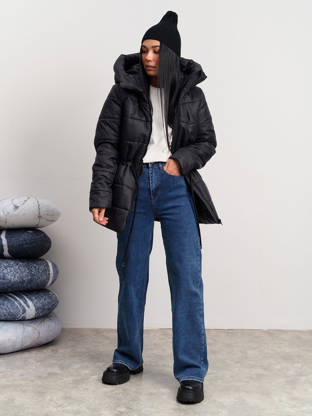 Куртка женская зимняя "Зефир" черный