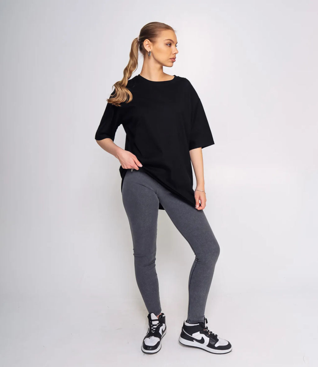 Футболка #ОКТ075001, чёрный