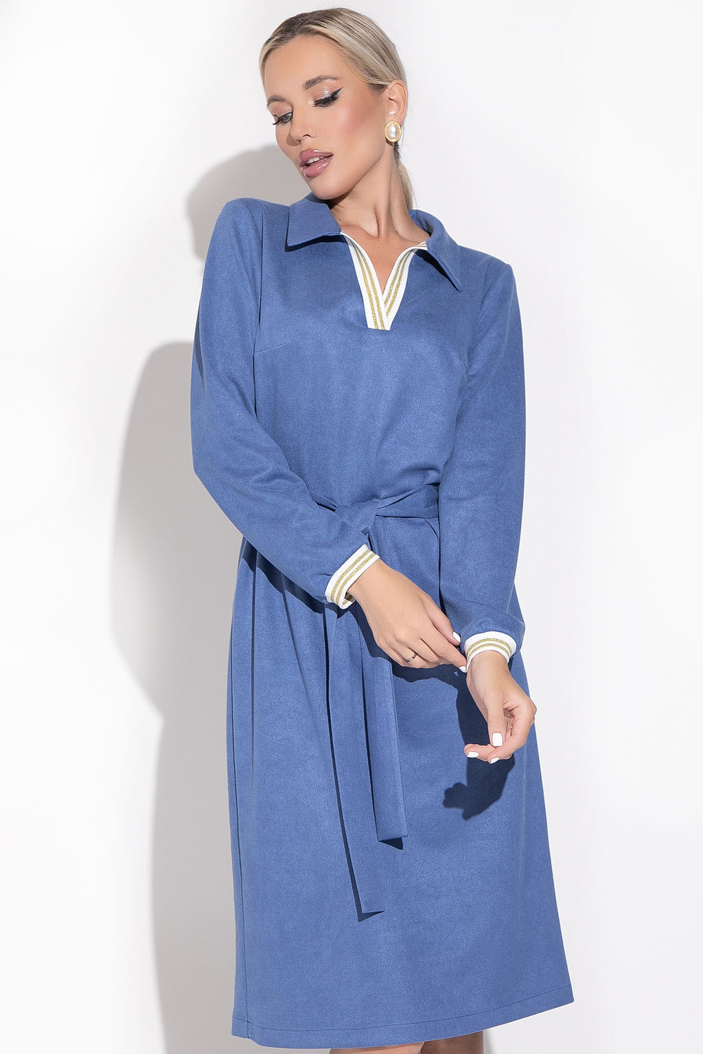 Платье Поло (ниагара) - Эльза фото 3